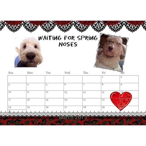 Small Calendar By Bruce Anderson Mar 2013