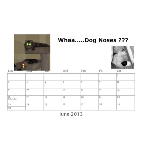 Small Calendar By Bruce Anderson Jun 2013