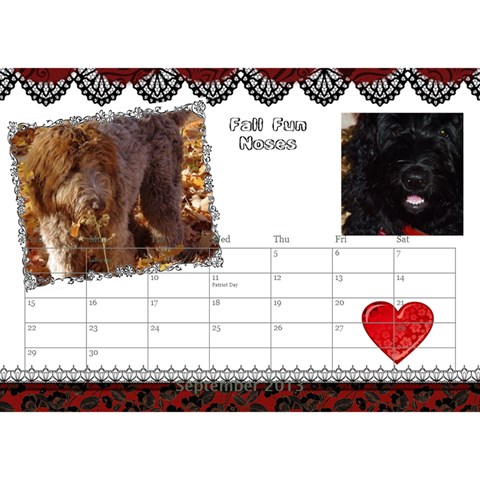 Small Calendar By Bruce Anderson Sep 2013