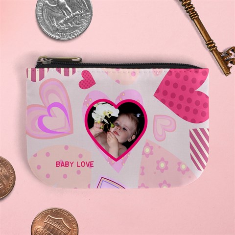 Baby Love Coin Purse By Birkie Front