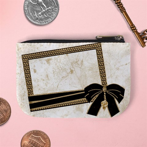 Gold Mini Coin Purse By Deborah Back