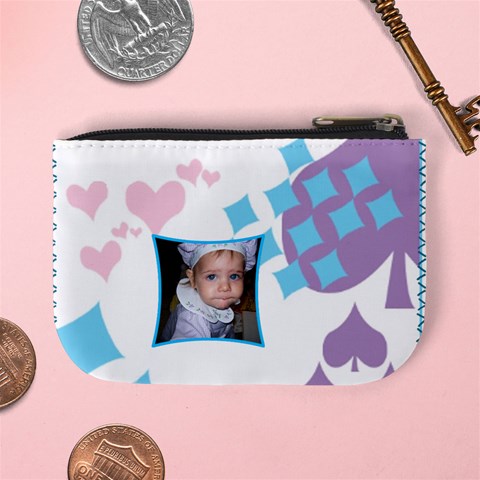 Pattern Mini Coin Purse By Birkie Back