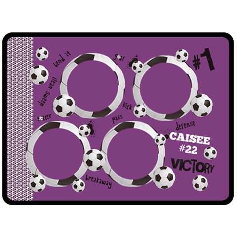 Soccer/football 80 x60  Blanket Front