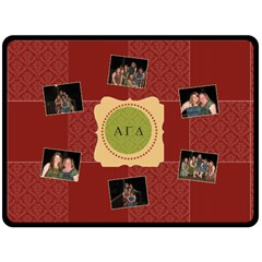 Alpha Gamma Delta Sorority XL Fleece Blanket - Fleece Blanket (Large)