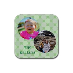 kelley coaster - Rubber Coaster (Square)