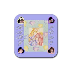 Blue Baby Love - Rubber Coaster (Square)