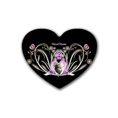 Precious Moments Heart Coaster - Rubber Coaster (Heart) Precious Moments Heart Coaster - Rubber Coaster (Heart)