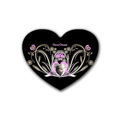 Precious Moments Heart Coaster - Rubber Coaster (Heart)