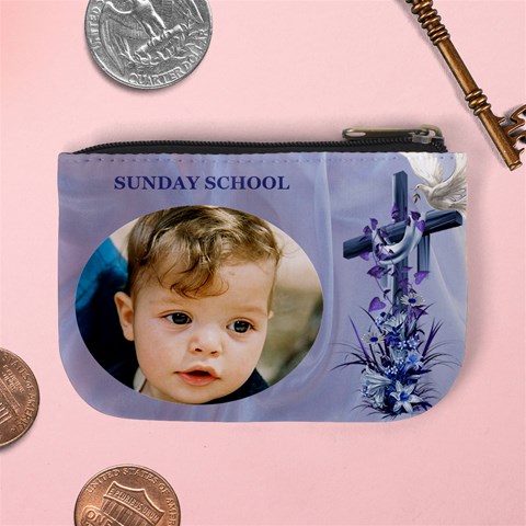 Sunday School Mini Coin Purse By Deborah Back