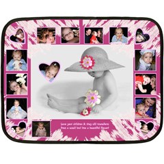 Bud to Flower Mini Blanket (4 styles) - Fleece Blanket (Mini) Bud to Flower Mini Blanket (4 styles) - Fleece Blanket (Mini)