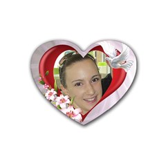 My Heart Coaster - Rubber Coaster (Heart)