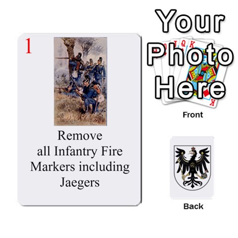 Ace Prussian 1866/1870 Fob By Gerry Henry Front - SpadeA