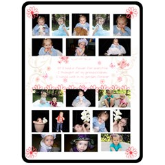 White Flower Blanket XL - Fleece Blanket (Large) White Flower Blanket XL - Fleece Blanket (Large)