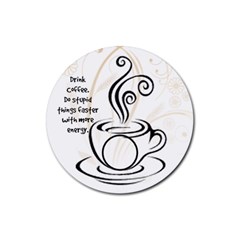 Coffee Coaster 3 - Rubber Coaster (Round) Coffee Coaster 3 - Rubber Coaster (Round)