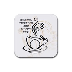 Coffee Coaster 8 - Rubber Coaster (Square) Coffee Coaster 8 - Rubber Coaster (Square)