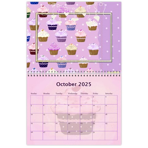 2025 Cupcake Calendar March By Claire Mcallen Oct 2025
