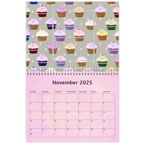 2025 Cupcake Calendar March By Claire Mcallen Nov 2025