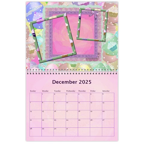 2025 Cupcake Calendar March By Claire Mcallen Dec 2025