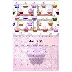 2023 Cupcake Calendar March By Claire Mcallen Month