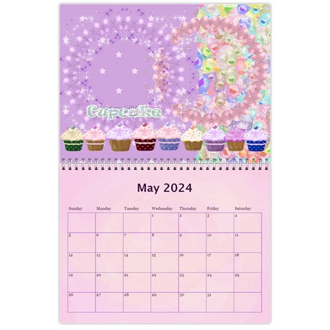 2024 Cupcake Calendar March By Claire Mcallen May 2024