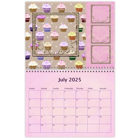 2025 Cupcake Calendar March By Claire Mcallen Jul 2025