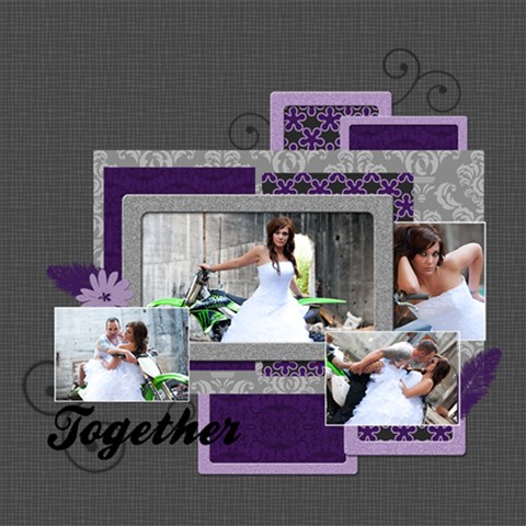 Wedding Scrapbook By Karalee 12 x12  Scrapbook Page - 13