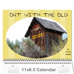 Out with the Old, In with the new - calendar - Wall Calendar 11  x 8.5  (18 Months)