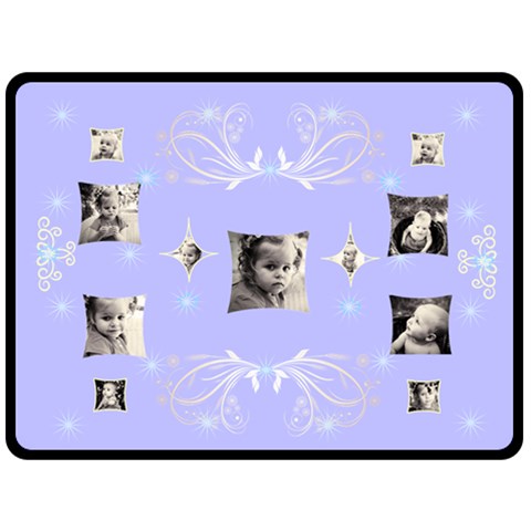 Blue Stars Xl Blanket By Birkie 80 x60  Blanket Front
