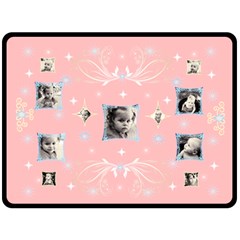 Pink Star XL Blanket - Fleece Blanket (Large)