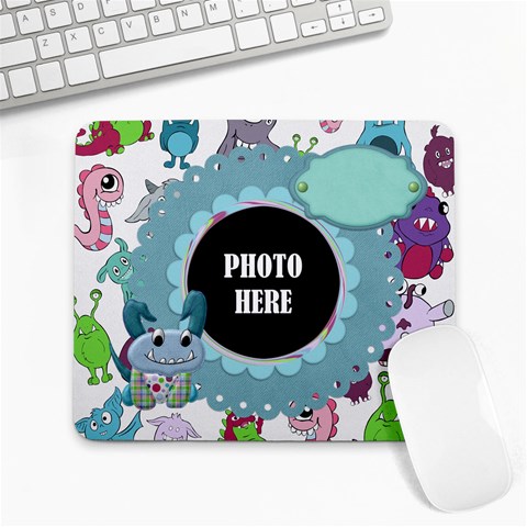 Monster Party Mouse Pad 1 By Lisa Minor Front