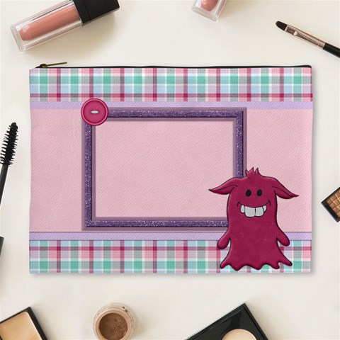 Monster Party Xl Cosmetic Bag 1 By Lisa Minor Front