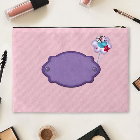 Monster Party Xl Cosmetic Bag 1 By Lisa Minor Back