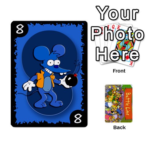 King Simpsons Battle Line (deck 1) By Heath Doerr Front - SpadeK