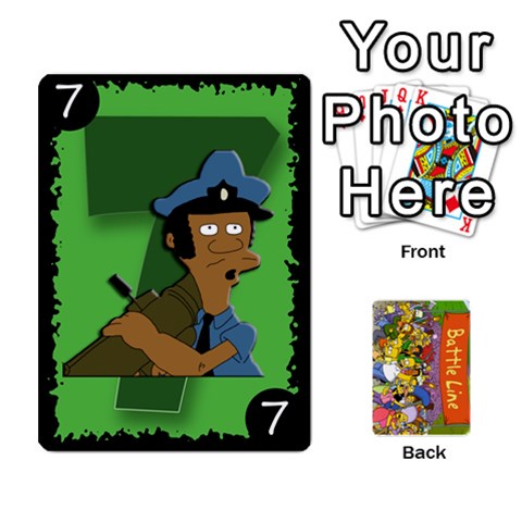 Simpsons Battle Line (deck 1) By Heath Doerr Front - Heart4