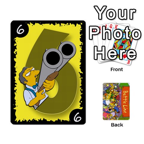 Queen Simpsons Battle Line (deck 1) By Heath Doerr Front - HeartQ