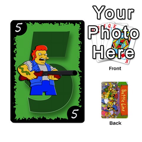 Simpsons Battle Line (deck 1) By Heath Doerr Front - Diamond4