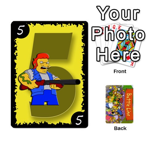 Simpsons Battle Line (deck 1) By Heath Doerr Front - Diamond6