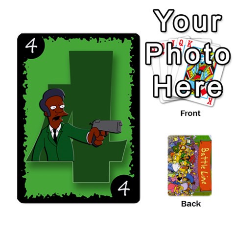 Simpsons Battle Line (deck 1) By Heath Doerr Front - Diamond7