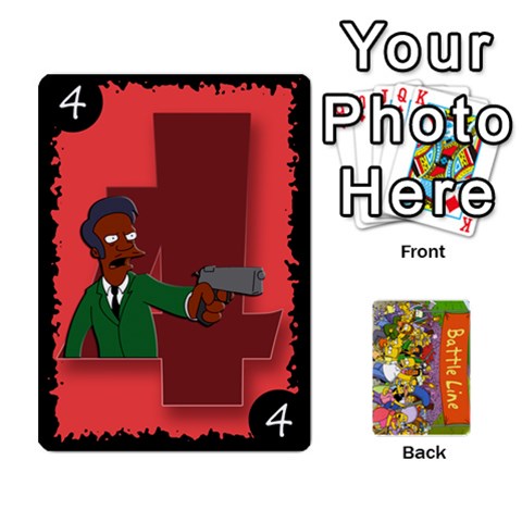 Simpsons Battle Line (deck 1) By Heath Doerr Front - Diamond10