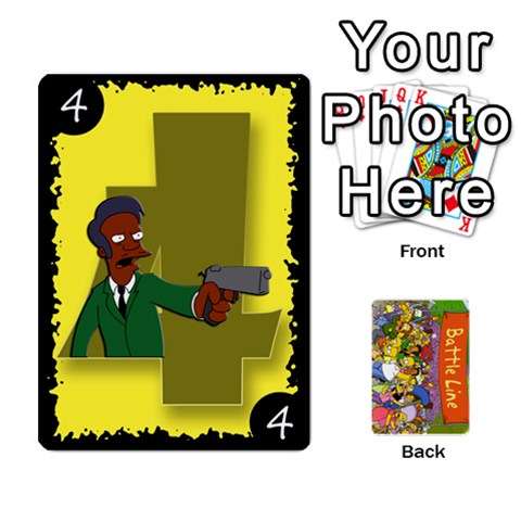 Queen Simpsons Battle Line (deck 1) By Heath Doerr Front - DiamondQ