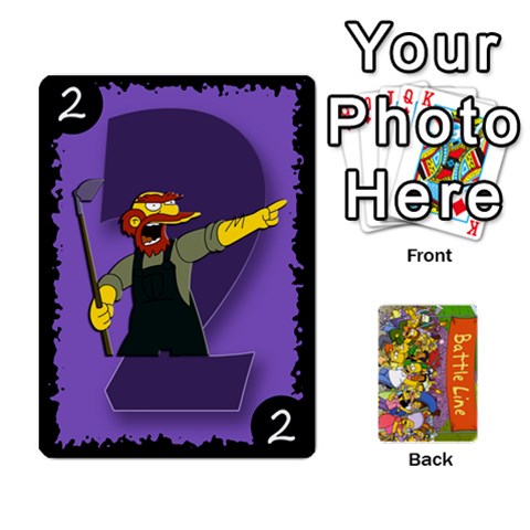 Simpsons Battle Line (deck 1) By Heath Doerr Front - Club7