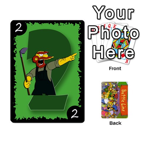 Simpsons Battle Line (deck 1) By Heath Doerr Front - Club8