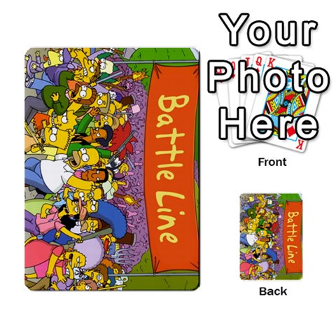 Simpsons Battle Line (deck 1) By Heath Doerr Back
