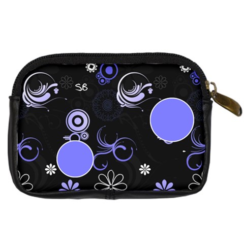 Blue Swirl Camera Case By Birkie Back