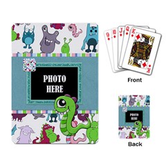 Monster Party Playing Cards 1 - Playing Cards Single Design (Rectangle)