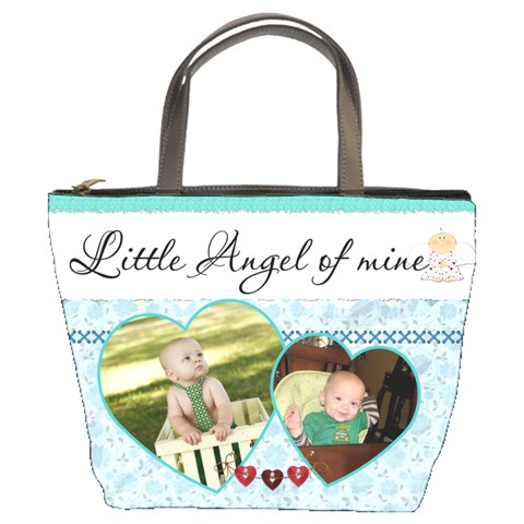 Little Angel Of Mine Bucket Bag By Lil Front