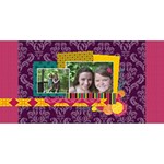 Bright Colors Best Friends 3D Card - Best Friends 3D Greeting Card (8x4)