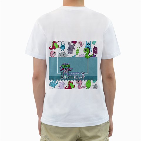 Monster Party 2 Sided T Shirt By Lisa Minor Back