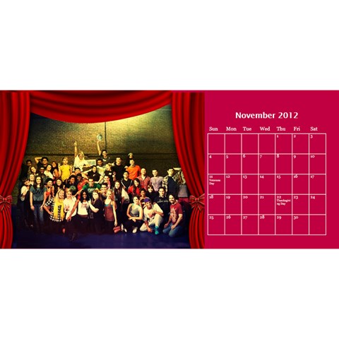 Bring It On The Musical Desk Calendar By Pat Kirby Nov 2012