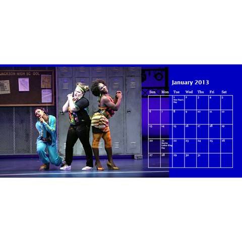 Bring It On The Musical Desk Calendar By Pat Kirby Jan 2013